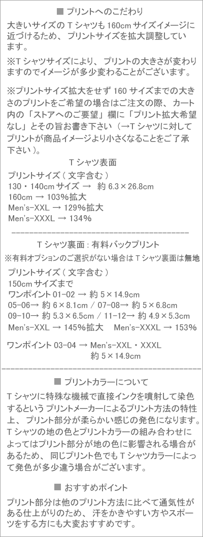 プリントの特徴