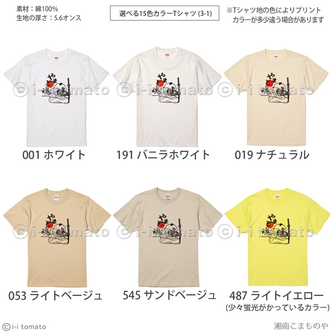 18色カラーTシャツ01