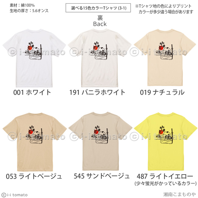 選べる18色カラーTシャツ01