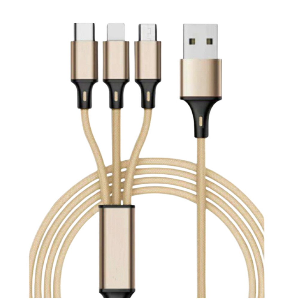 充電ケーブル USB Type-C 3in1 iPhoneケーブル Android用 micro USB Type-C 急速充電ケーブル USBケーブル 高耐久ナイロン 充電器 USB ケーブ3A｜sho-maketto｜04