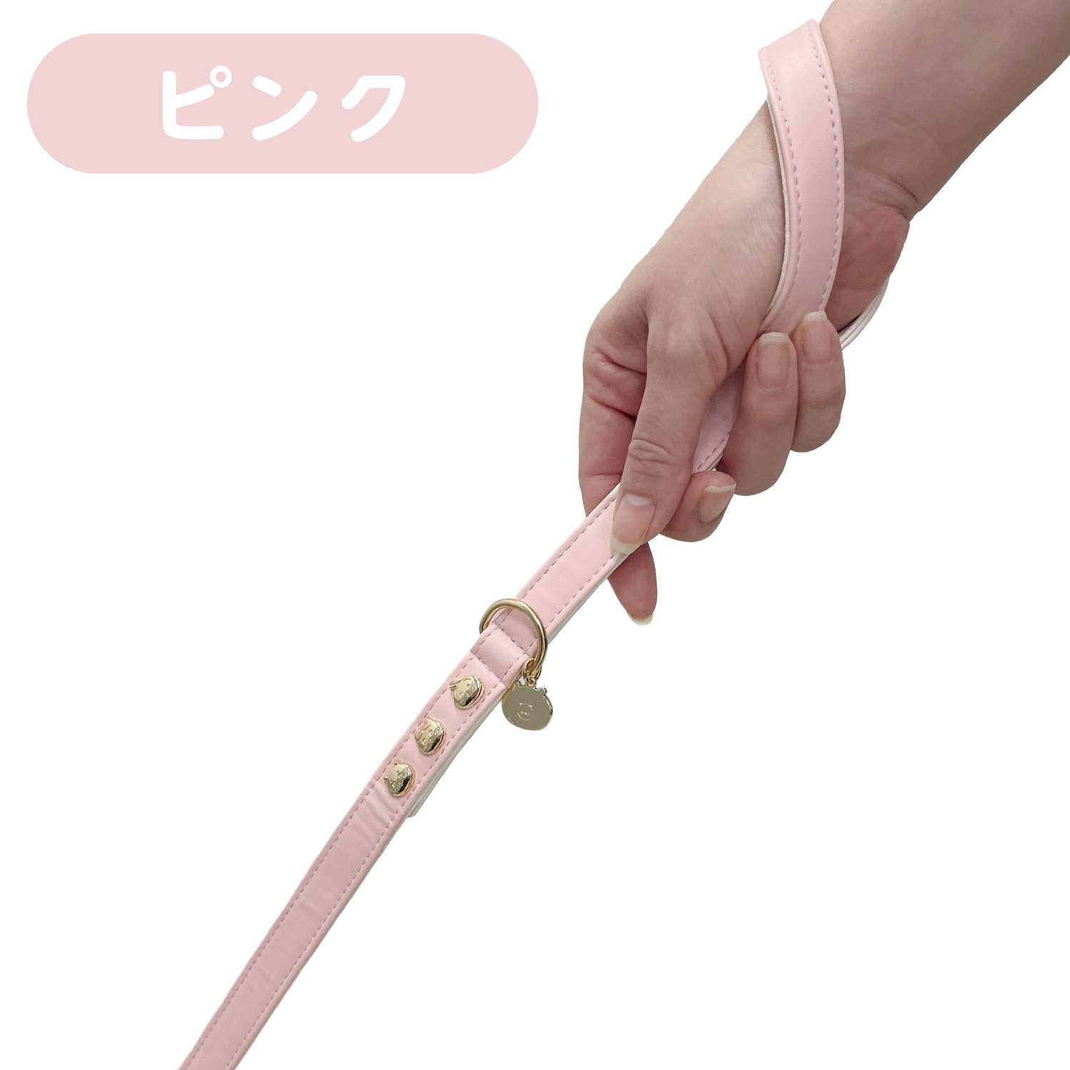ちいかわ 小型犬用 リード 合皮タイプ ＜ ピンク ＞ chiikawa CW20836