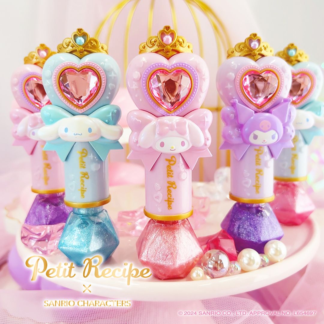 SHOBIDO プチレシピ×サンリオキャラクターズ はがせるマニキュア