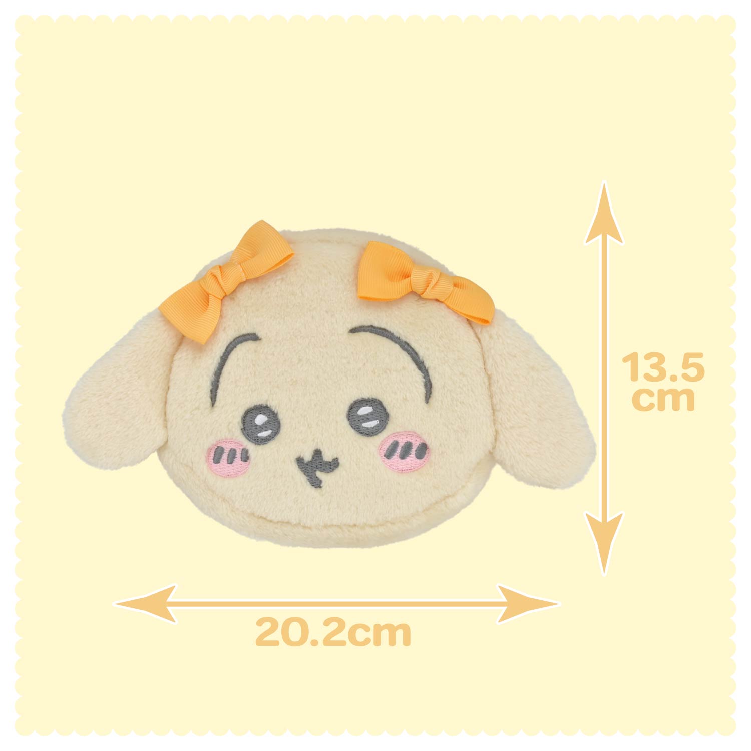 SHOBIDO ちいかわ リボンシリーズ ダイカットフェイスポーチ ＜うさぎ