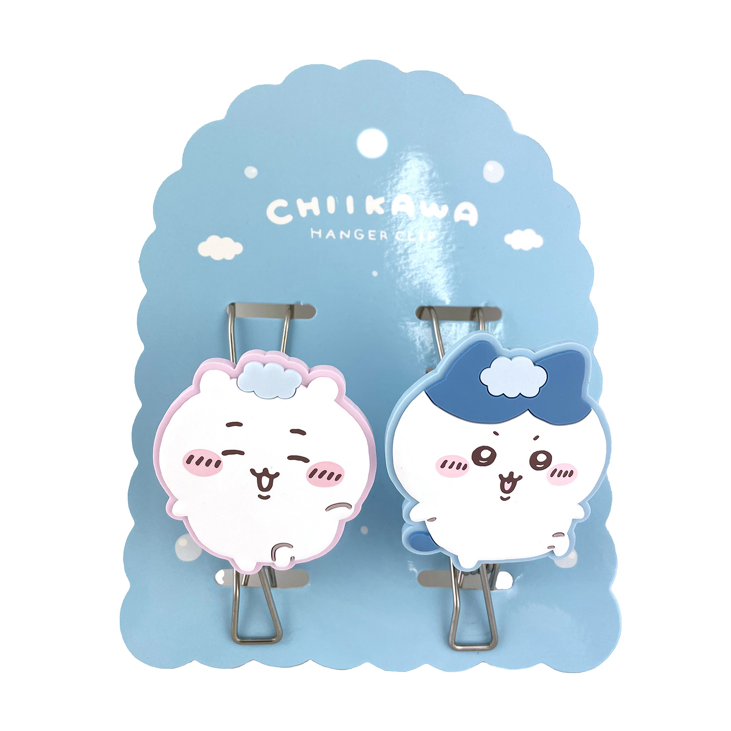 ちいかわ ハンガークリップ ＜ ちいかわ&ハチワレ ＞ ランドリーシリーズ chiikawa CW46433 : cw46433 : 粧美堂  ONLINE STORE - 通販 - Yahoo!ショッピング