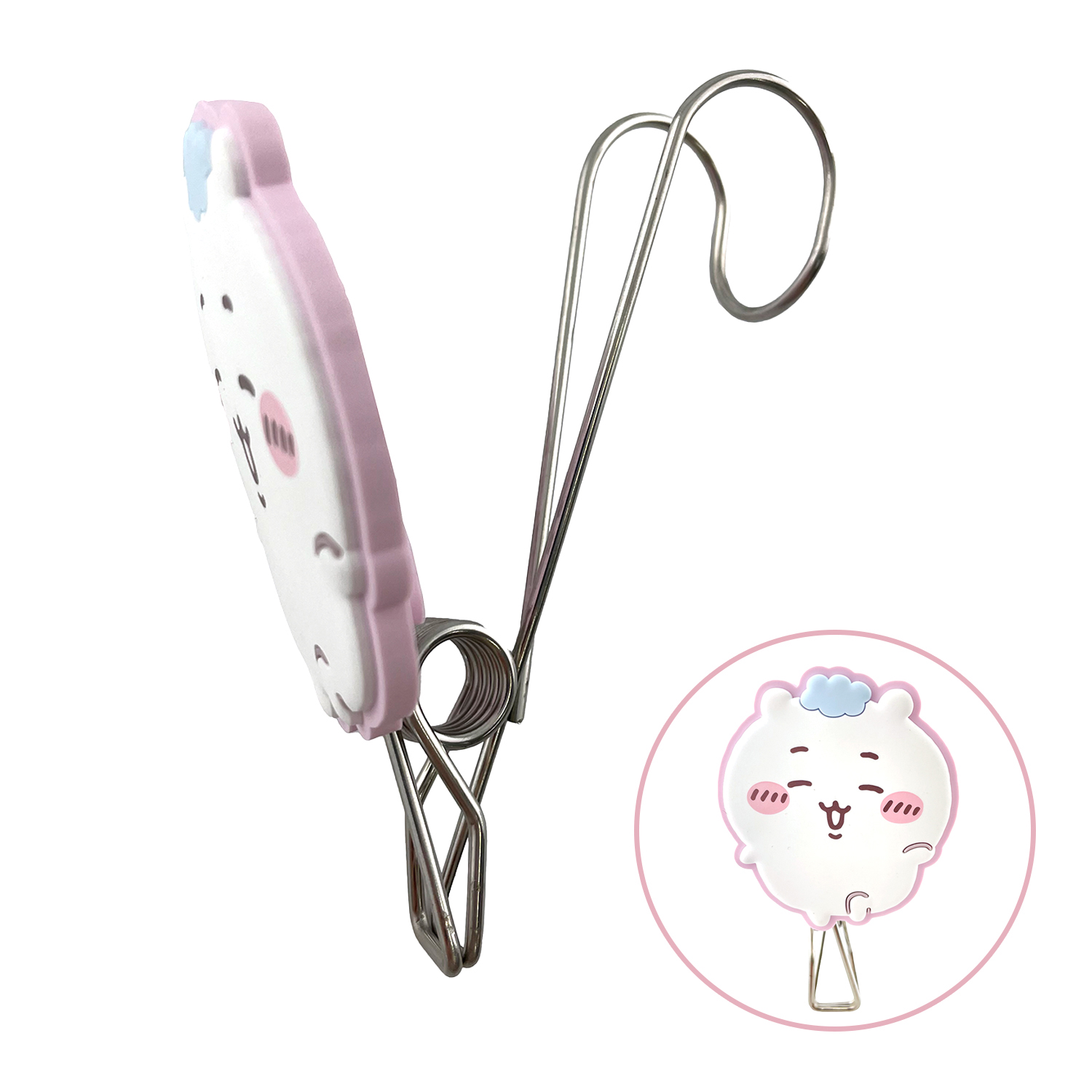 ちいかわ ハンガークリップ ＜ ちいかわ&ハチワレ ＞ ランドリー