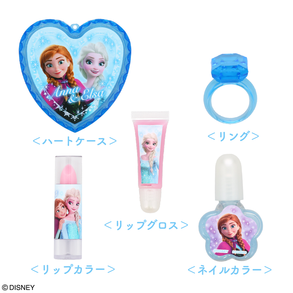 週末セール♡コスメまとめ売りセット♡おまけ付き SHOBIDO Disney キッズコスメコレクション ハートケースコスメセット