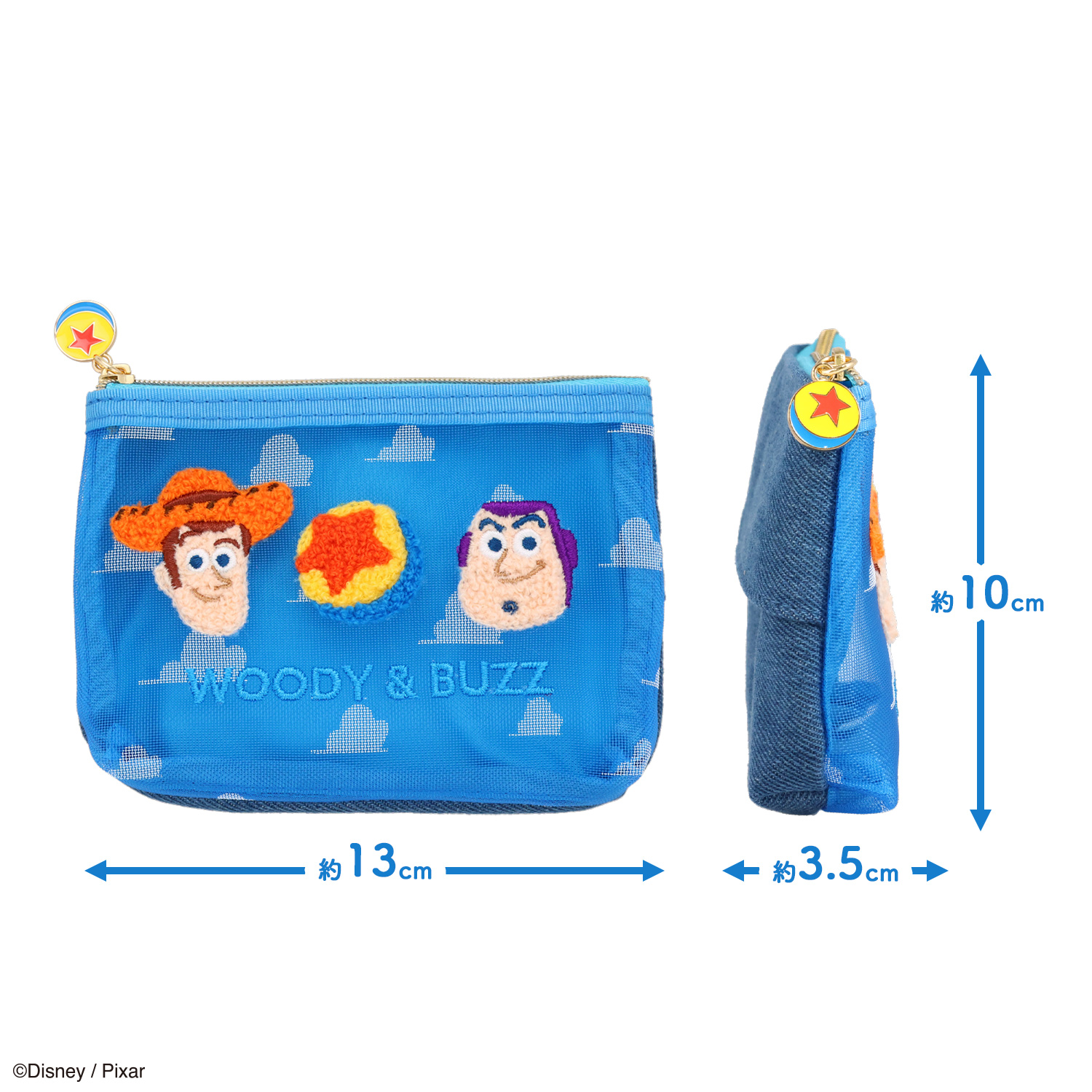 SHOBIDO Disney TOY STORY デニムシリーズ ティッシュポーチ