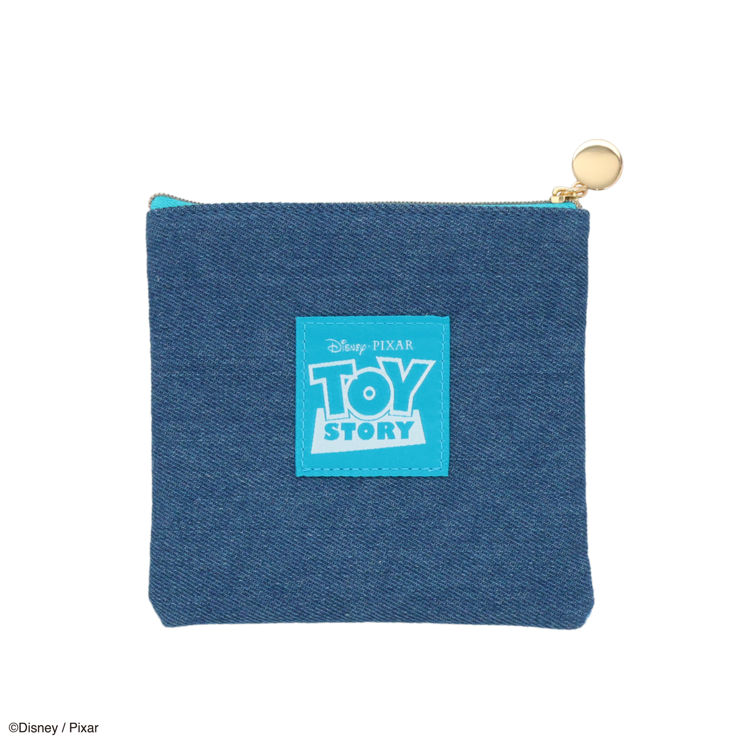 SHOBIDO Disney TOY STORY デニムシリーズ フラットポーチ ＜ダッキー 
