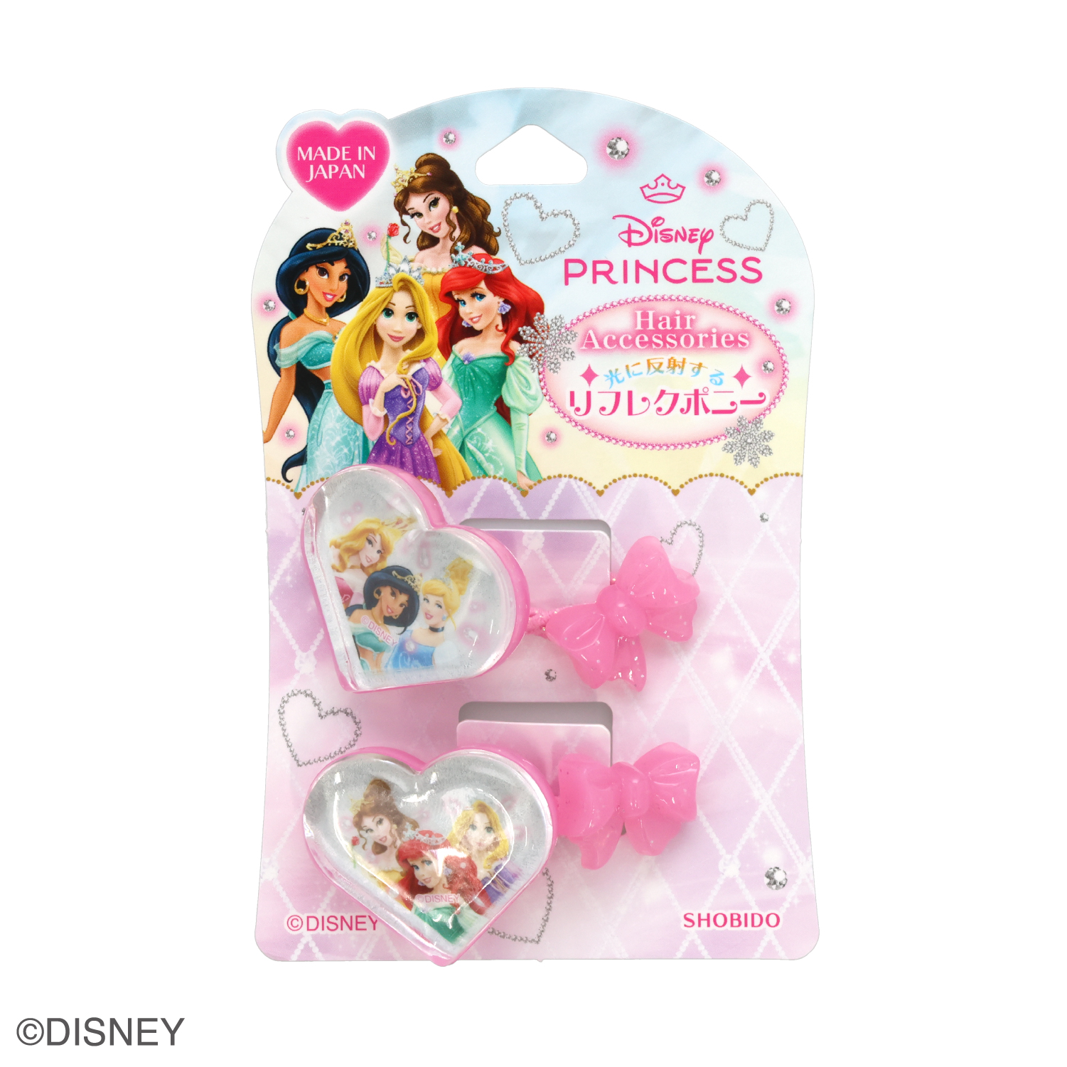 大ミニー 水玉 リボン ヘアゴム 2個セット ディズニー ファンタジー