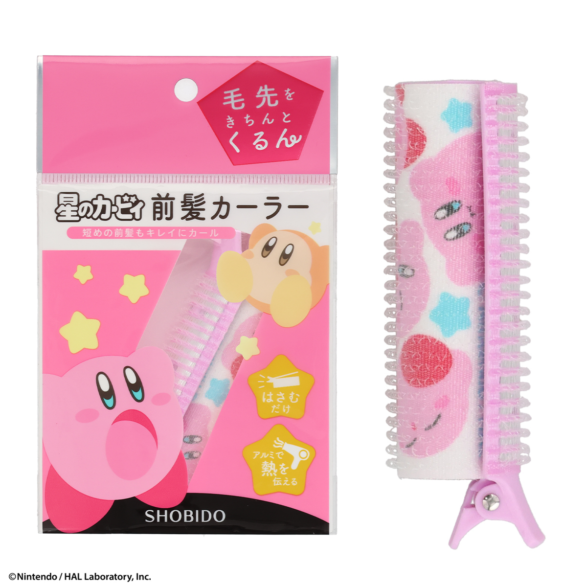 【ぴーちゃん様】専用　オーダー髪飾り SHOBIDO 星のカービィ ヘアシリーズ ＜ 前髪カーラー ＞ KI20179 : 粧