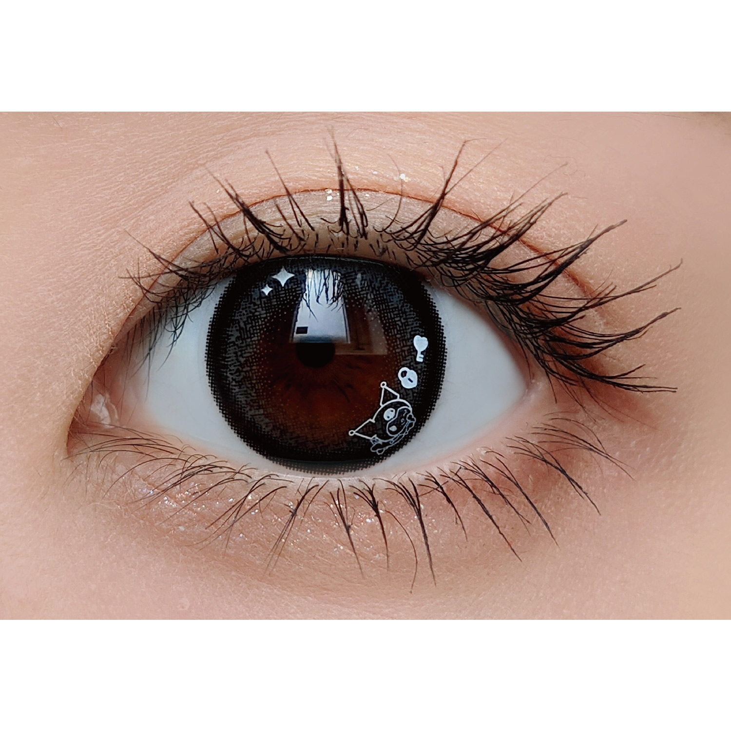 SHOBIDO 【限定 キャラクターIN】 カラコン 1ヶ月 ノックノック×マイ