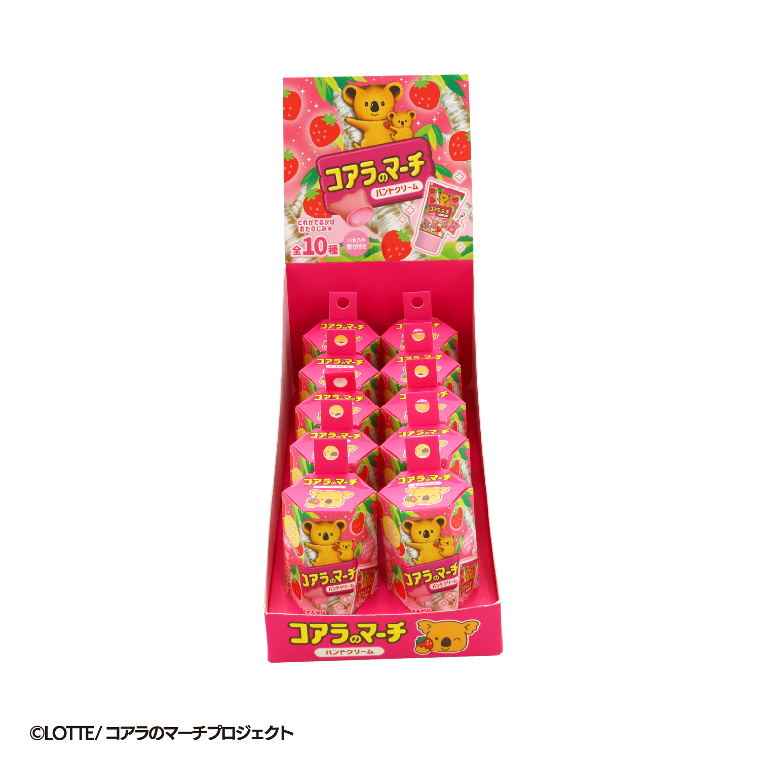 SHOBIDO 【ケース商品】【全10種セット】 LOTTE コアラのマーチ