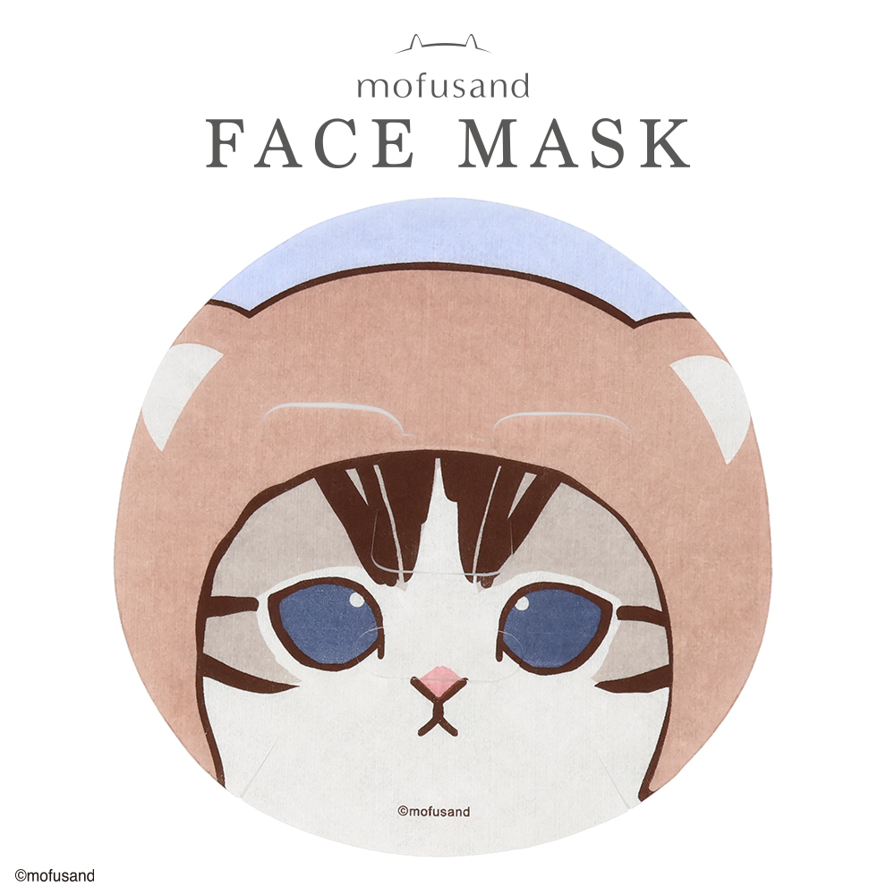 SHOBIDO mofusand フェイスマスク ＜ くま ＞ モフサンド 保湿シート