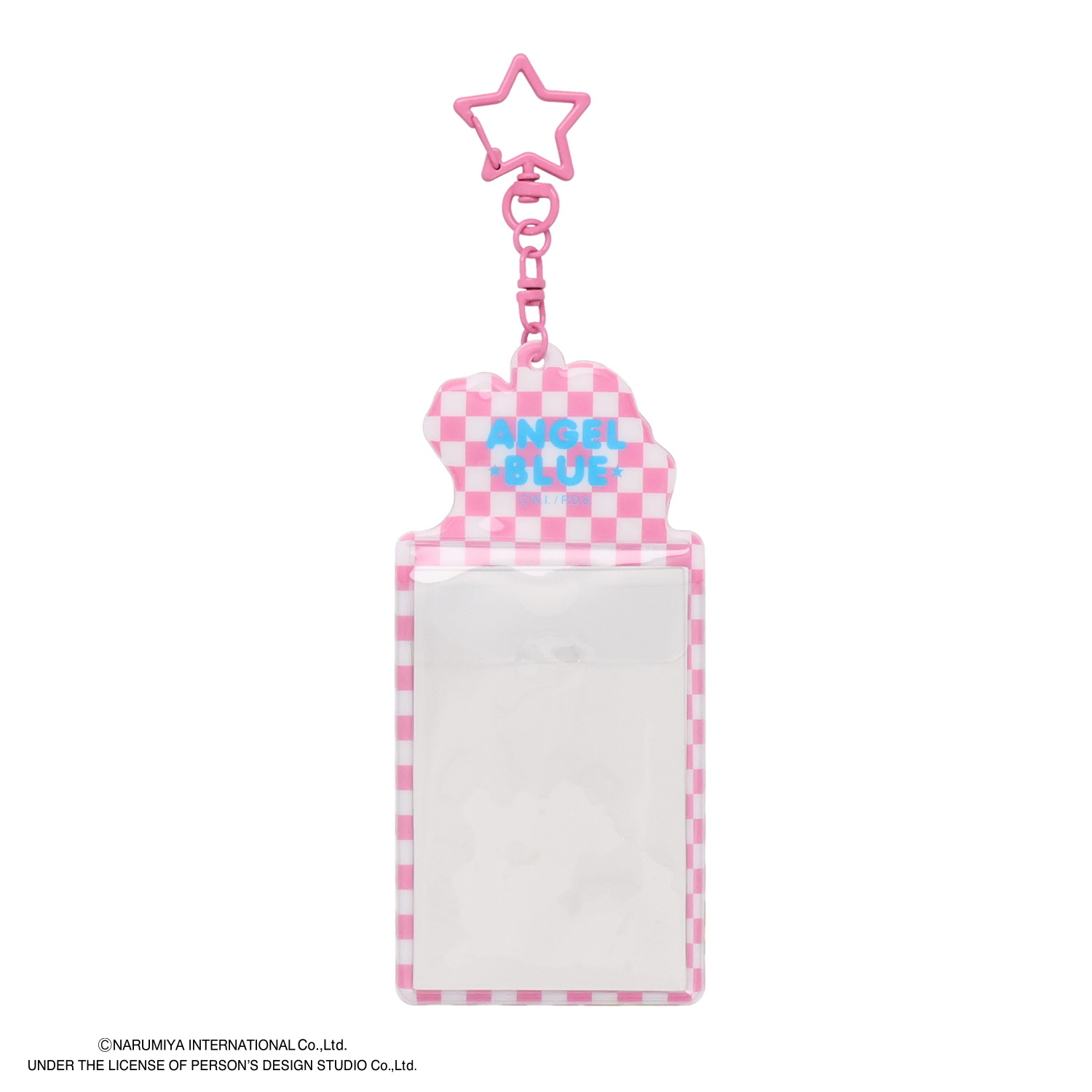 Kさん専用エンジェルブルー÷ピンク ケース付き 新品未使用 ANGEL BLUE PVCカードケース ＜ PINK ＞ PS46531 エンジェルブルー