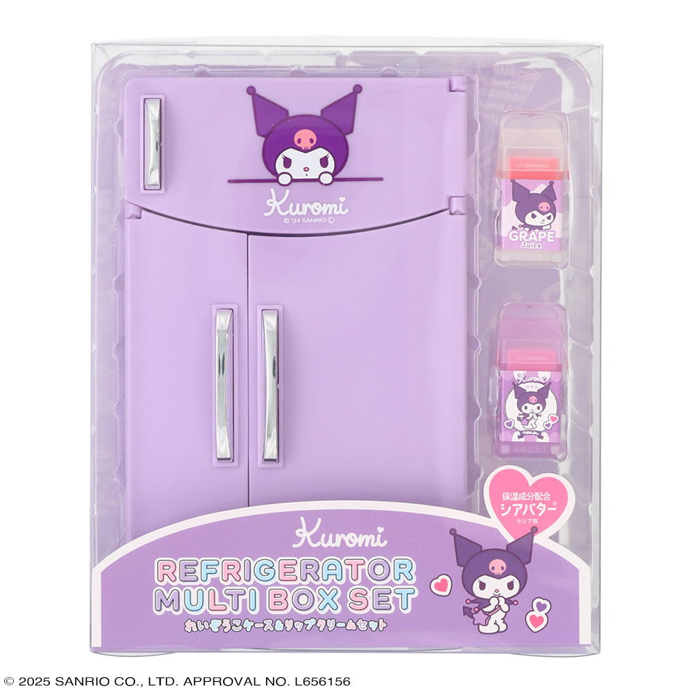 SHOBIDO れいぞうこケース＆リップクリームセット ＜クロミ＞ サンリオ