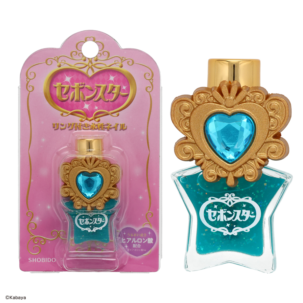 SHOBIDO セボンスター リング付き水性ネイル ＜ レースハート ＞ 全6種