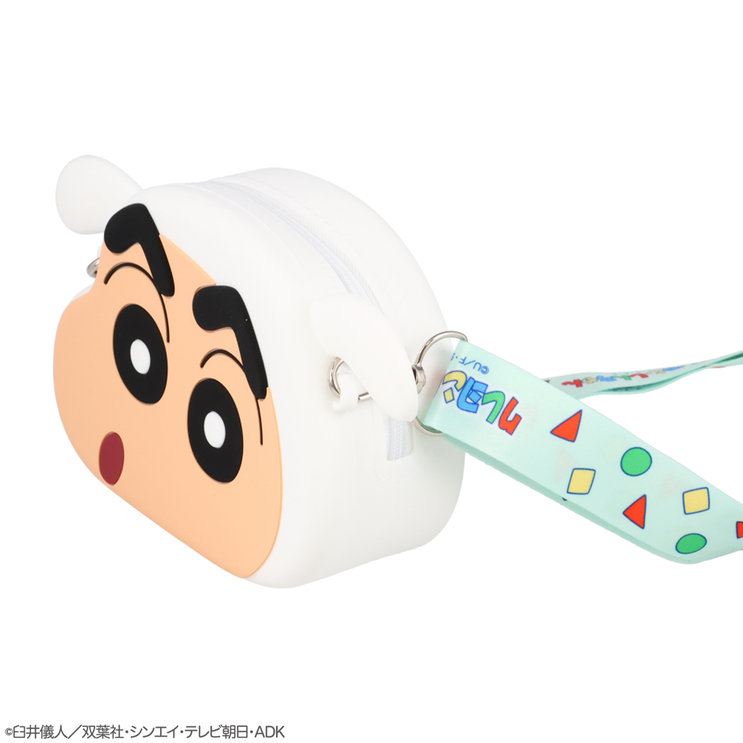 SHOBIDO クレヨンしんちゃん シリコンショルダーポシェット ＜ シロ 