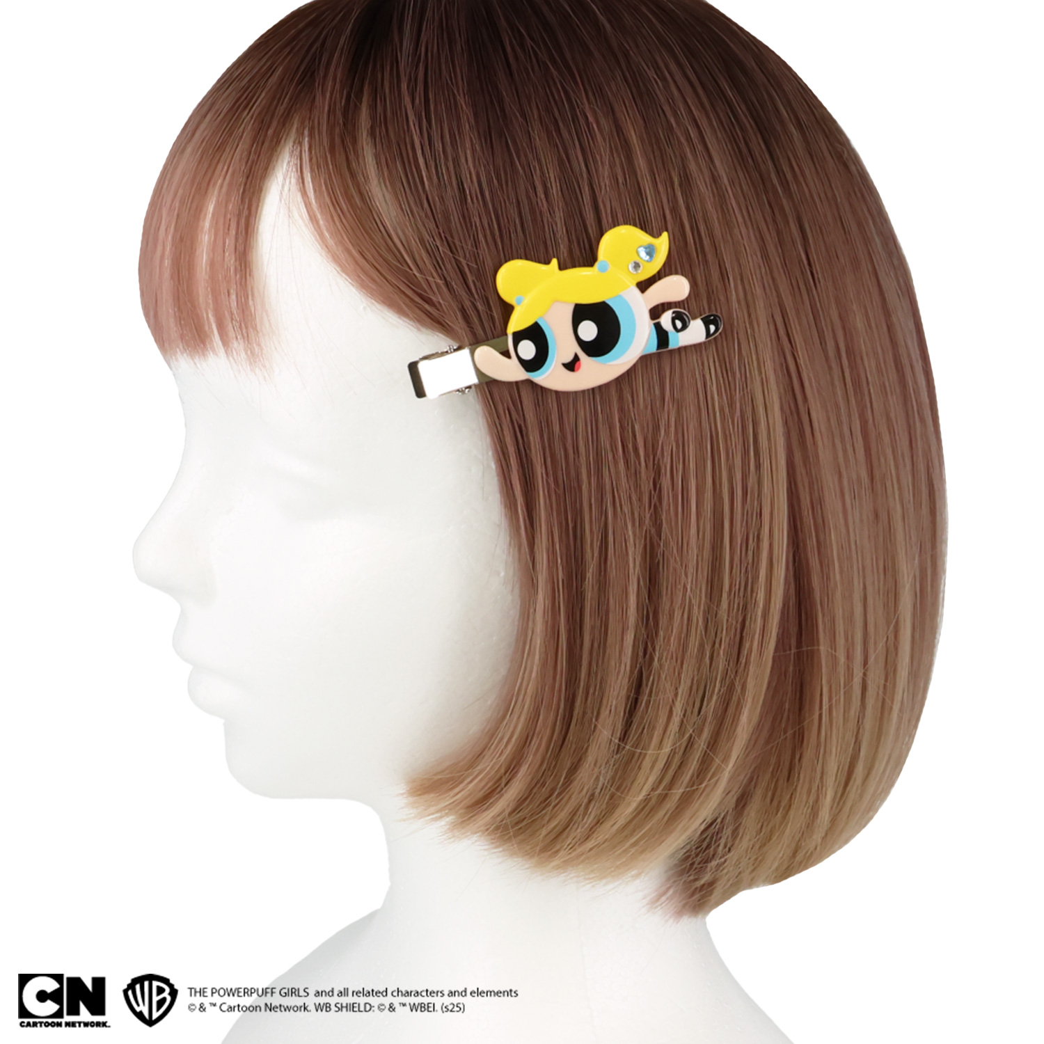 SHOBIDO パワーパフ ガールズ 前髪クリップ ＜バブルス＞ 2個セット