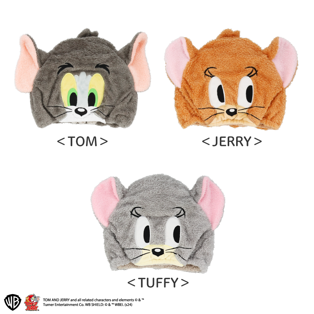SHOBIDO トムとジェリー 吸水キャップ ヘアドライキャップ ＜ TUFFY