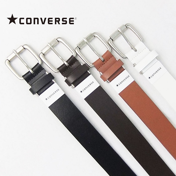 ベルト CONVERSE 35mm コンバース スプリットレザー 牛床革 本革