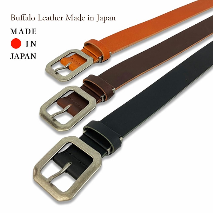 ベルト 日本製 35mm バッファローレザー 牛革 本革 ギャリソン