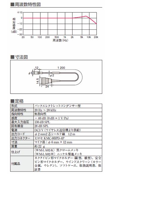 RAMSA ラベリアマイクロホン WM-LA02-K m89497843875_1.jpg?1730102358