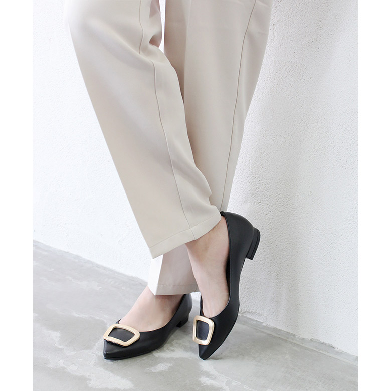 TSURU バックルポインテッドトゥパンプス 楽天市場】バックル ポインテッド パンプスの通販