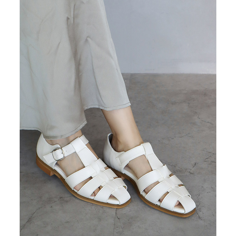 送料無料 】 グルカサンダル 日本製 柔らか ローヒール 楽ちん 幅広