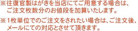 同窓会案内状10枚単位説明２