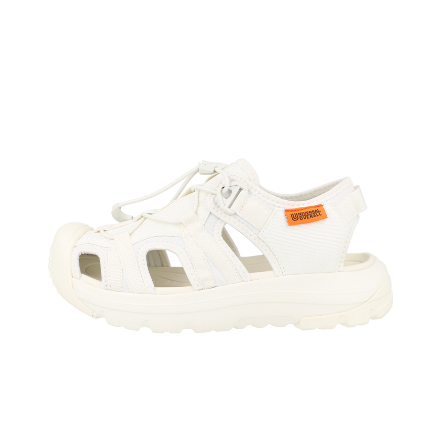 ユニバーサルオーバーオール UO32 UNIVERSAL OVERALL スポーツサンダル メンズ 黒  レディース ドローコード かかとありサンダル ブラック カーキ ベージュ