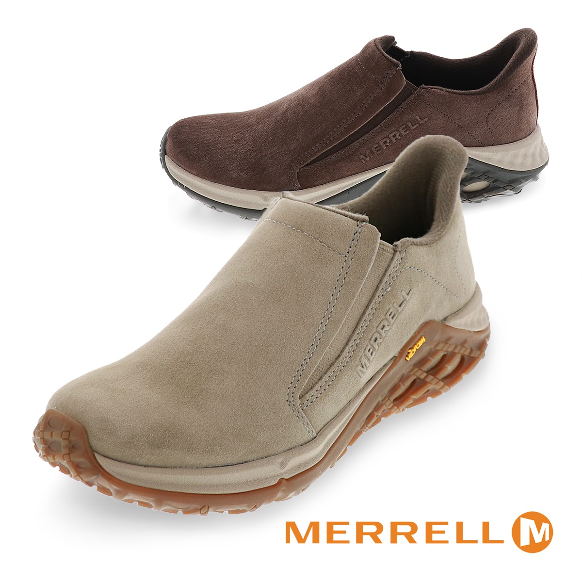 メレル MERRELL レディース スリッポン シューズ ジャングル モック JUNGLE MOC 2.0 AC+ スエード レザー  ブリンドル(ベージュ） エスプレッソ(ブラウン) janglemoc2-l 靴のシューマート 通販 