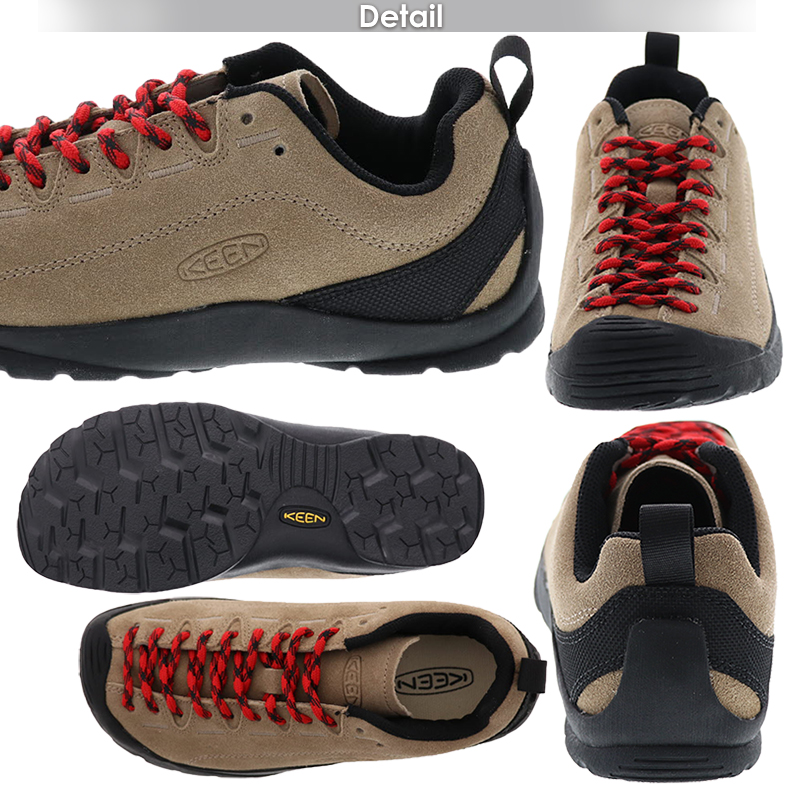 【箱付き】KEEN クライミングスニーカー ブラウン/ライトシナモン/グレー KEEN キーン ジャスパー レディース スニーカー トレッキング
