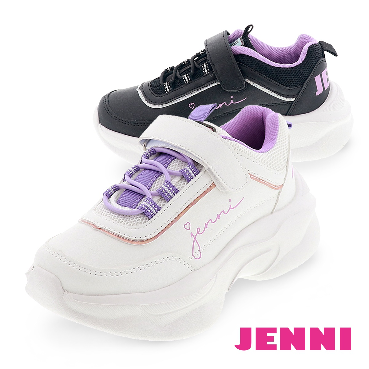 ジェニィ ジュニア スニーカー 厚底 ローカット キッズ シューズ ティーン 女の子 かわいい オシャレ 靴 Jenni 22ss008 ホワイト ブラック 21 0cm 24 0cm 靴のシューマート 通販 Paypayモール