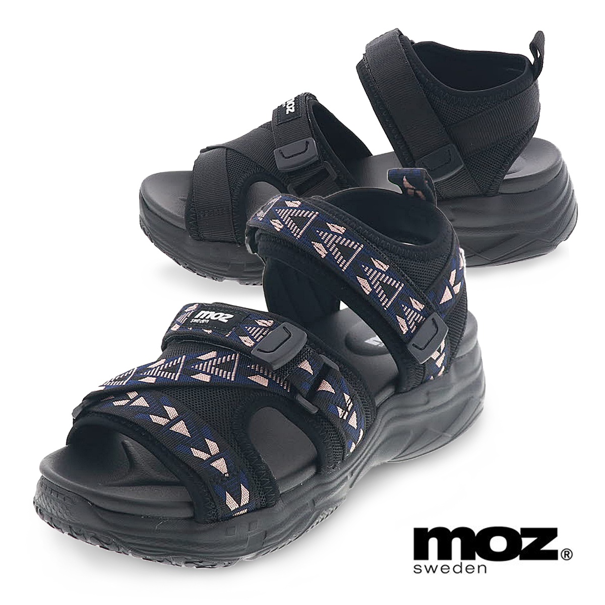 moz MOZ モズ 靴 レディースサンダル 厚底 スポーツサンダル