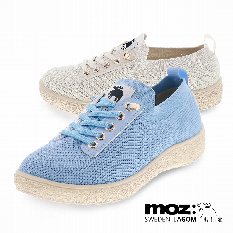moz（モズ） 靴 レディース スニーカー ローカット メッシュ ニット
