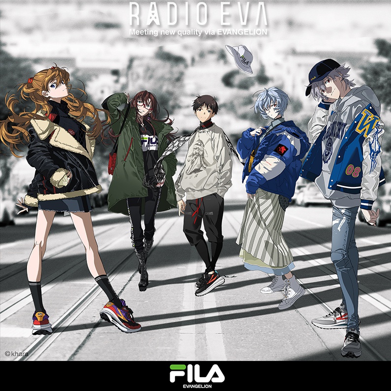 エヴァンゲリオン 限定コラボ RADIO EVA フィラ FILA メンズ