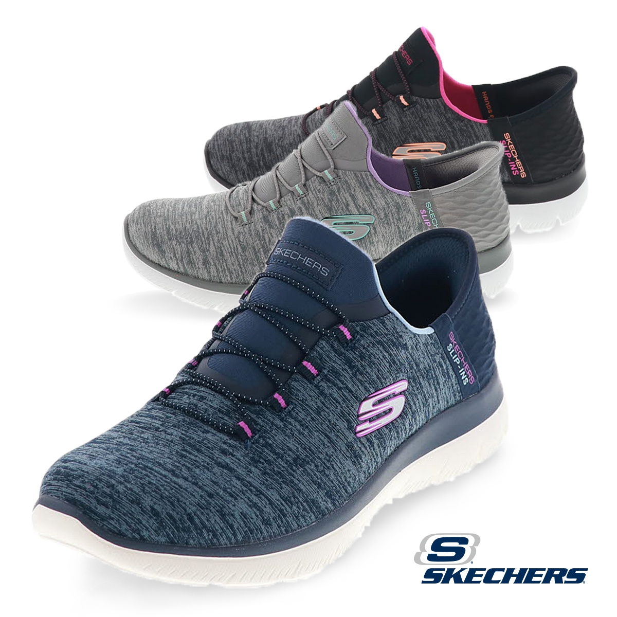 スリップ SKECHERS スケッチャーズ スリップインズ レディーススニーカー