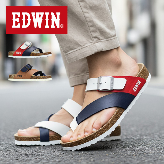 EDWIN（エドウィン） EB1003 メンズ トリコロール・ネイビー 25cm