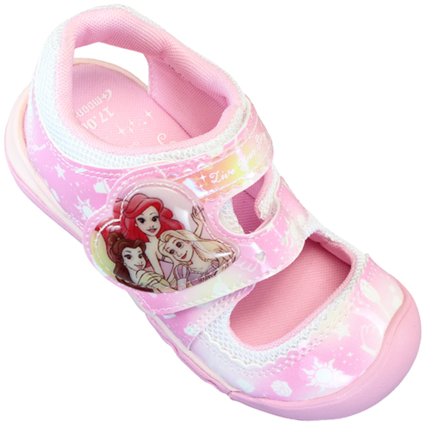ディズニープリンセス キッズサンダル サンダル DN C1314 ピンク パープル マルチ 15cm〜19cm キッズ ジュニア 女の子 サンダル  サマーシューズ 子供靴