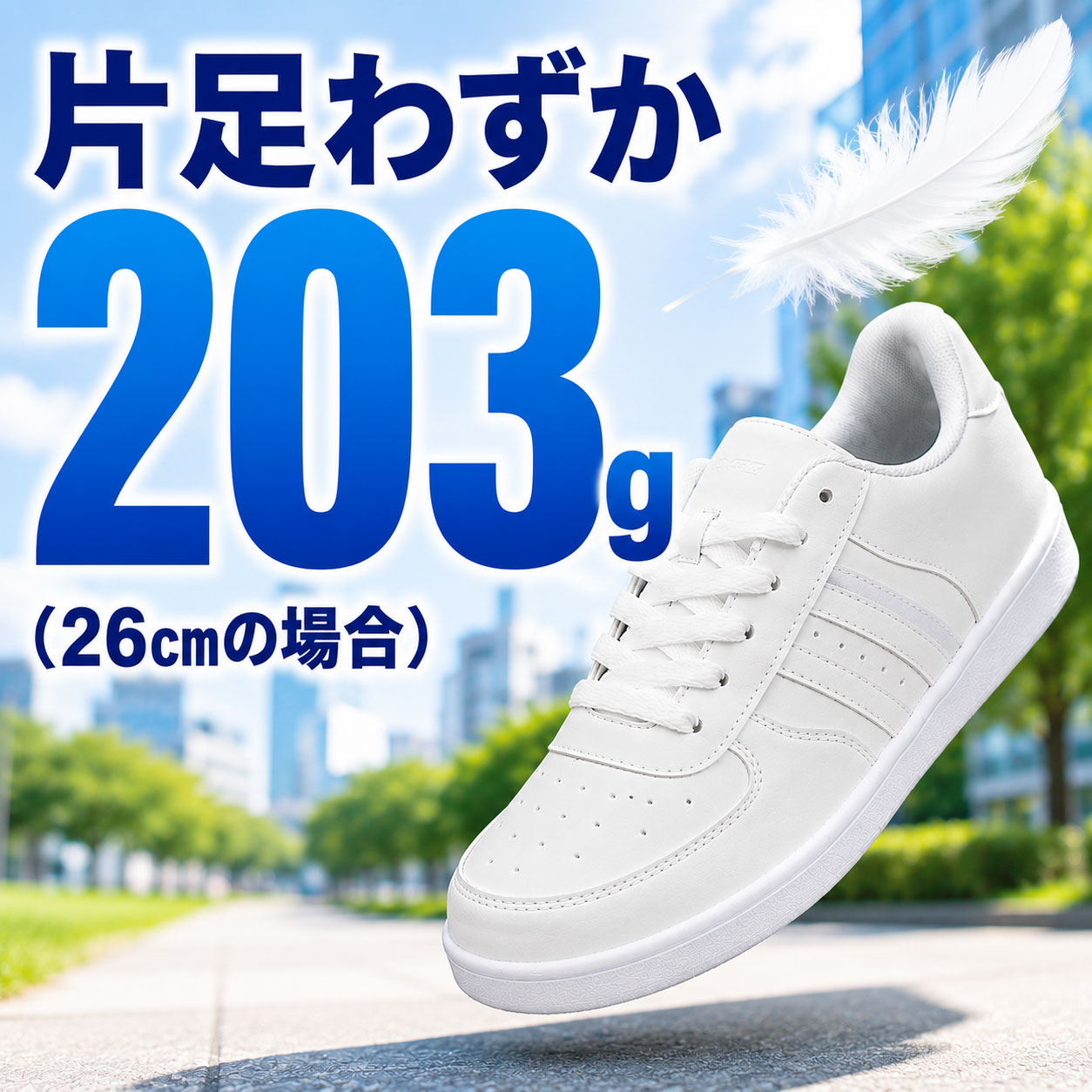 KB.STYLE スニーカー 白 キッズ メンズ K2149 通学靴 ホワイトシューズ
