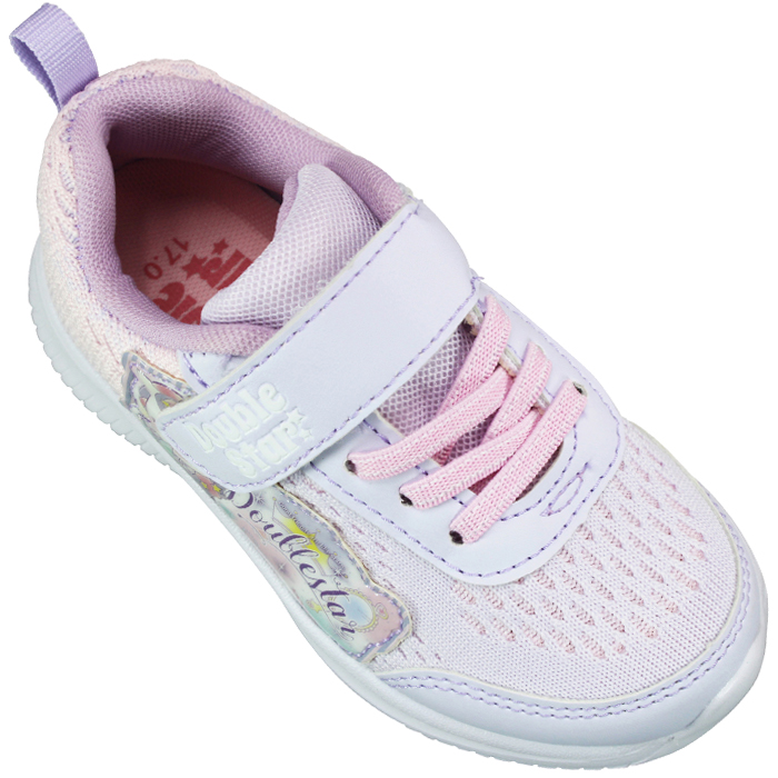 コマリヨー スニーカー ダブルスター 4621 ピンク パープル 15cm〜19cm