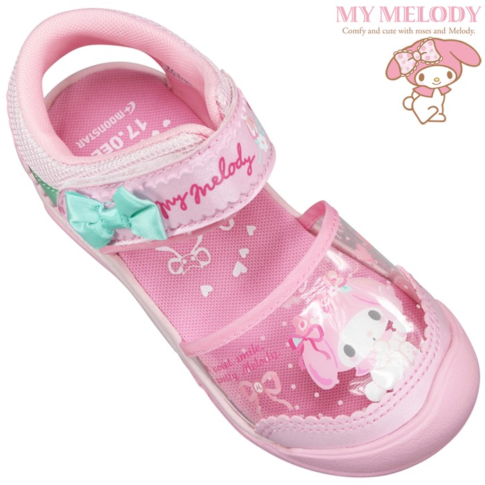 sanrio（サンリオ） サンダル SA C041 ホワイト ピンク パープル 15cm