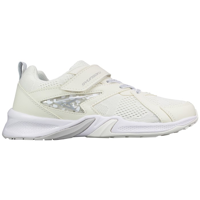 瞬足 スニーカー LJ849 LEJ8490 黒 ネービー オフホワイト 19cm〜25cm