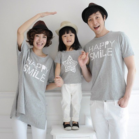 2枚以上送料無料 ペア ルック Tシャツ 半袖 シャツ スター 星 親子 