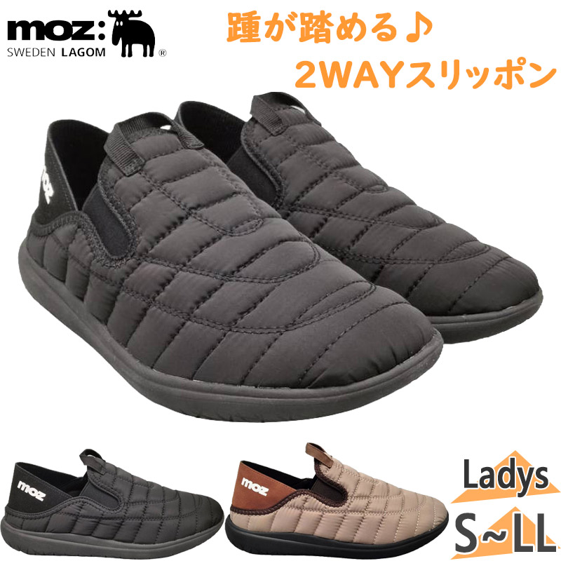 moz モズ レディース スニーカー 靴 シューズ スリッポン モック