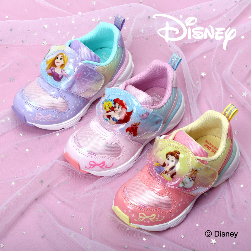 Disney LEDで光る ムーンスター ディズニー ジュニア キッズ DN