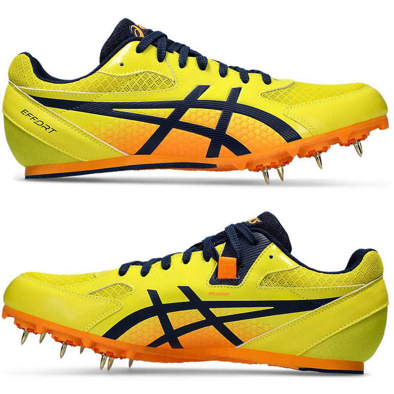 未使用　ASICS スパイクシューズ オレンジ　陸上　アシックス　スポーツ　靴 ASICS スパイクシューズ オレンジ 陸上 アシックス スポーツ 靴