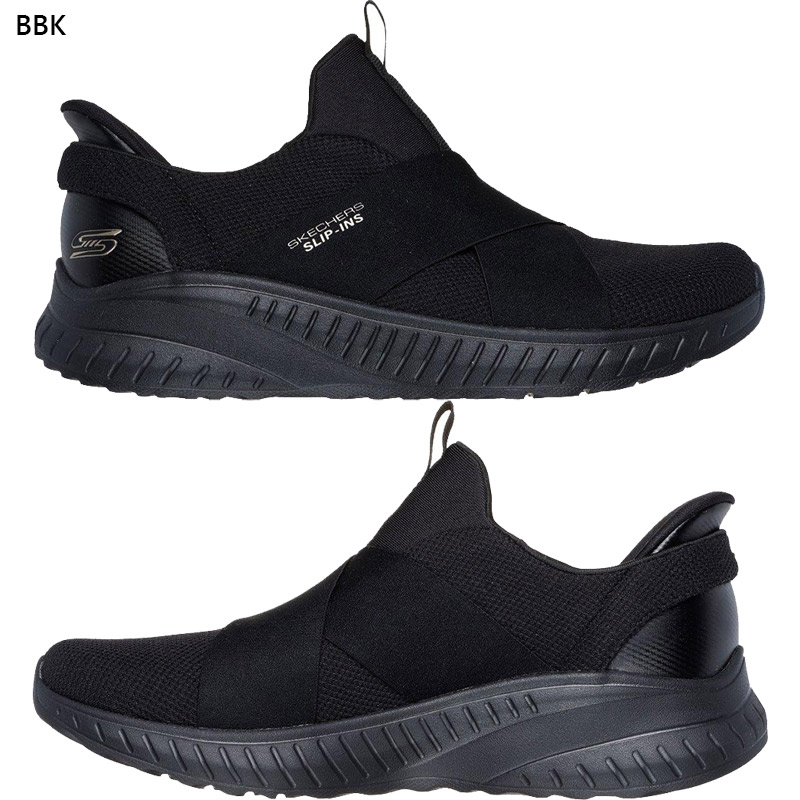 SKECHERS 4E相当 幅広 ワイド スケッチャーズ レディース BOBS