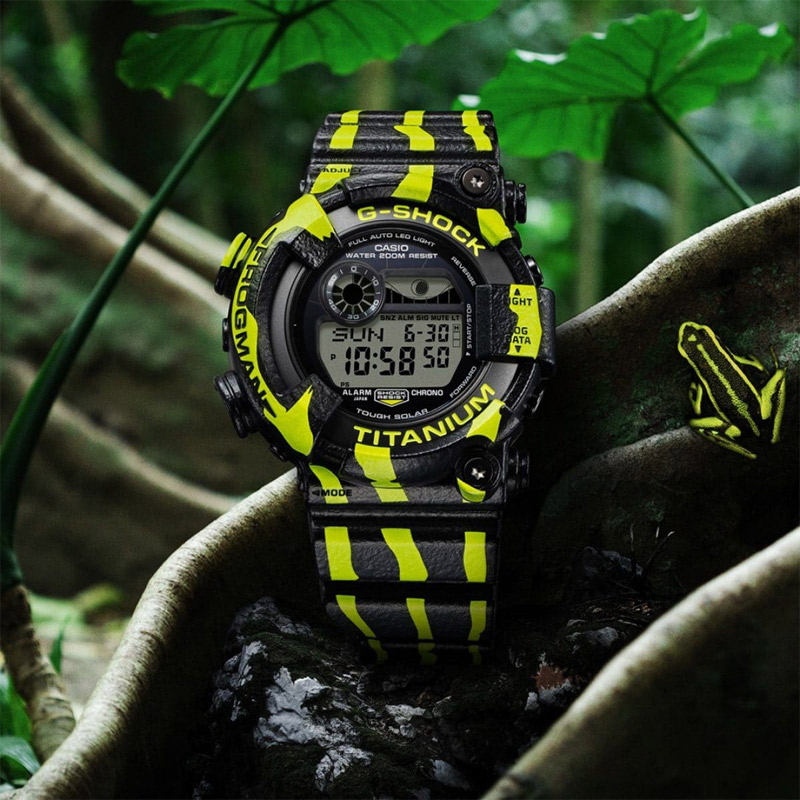 G-SHOCK フロッグマン FROGMAN ミスジヤドクガエル 腕時計 カシオ「G-SHOCK」、ミスジヤドクガエルをモチーフにしたダイバーズ