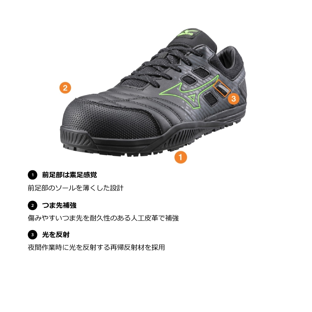 MIZUNO（ミズノ） 3E相当 幅広 ワイド メンズ オールマイティTDII22L
